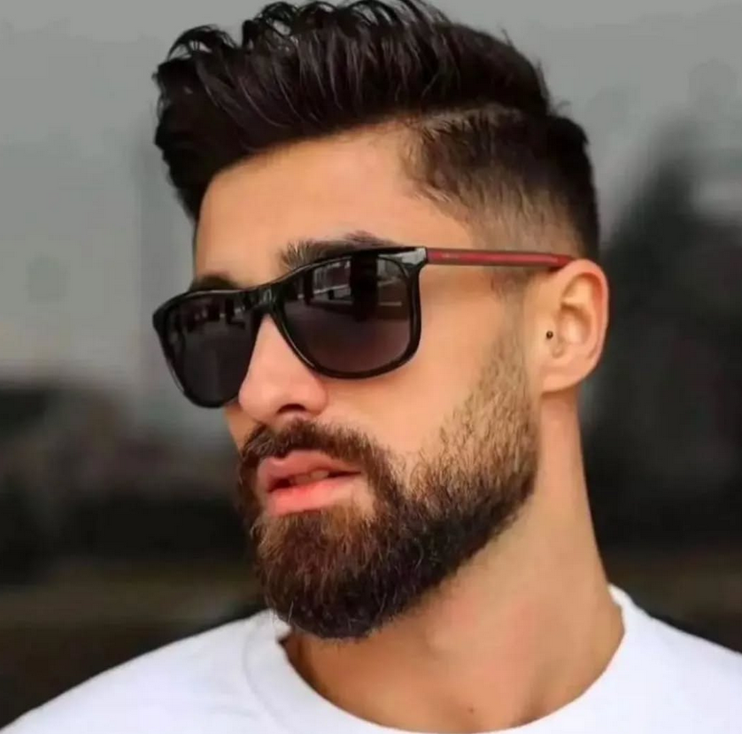Full Beard With Faded Sides Full Beard With Faded Sides — Beard Styles
