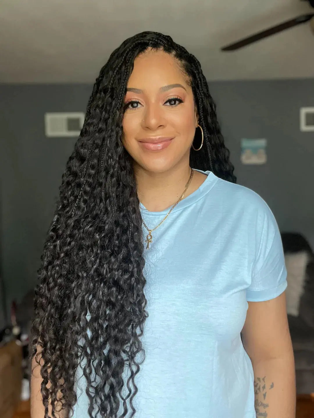Gradient Blonde Box Braids — Bora Bora Braids