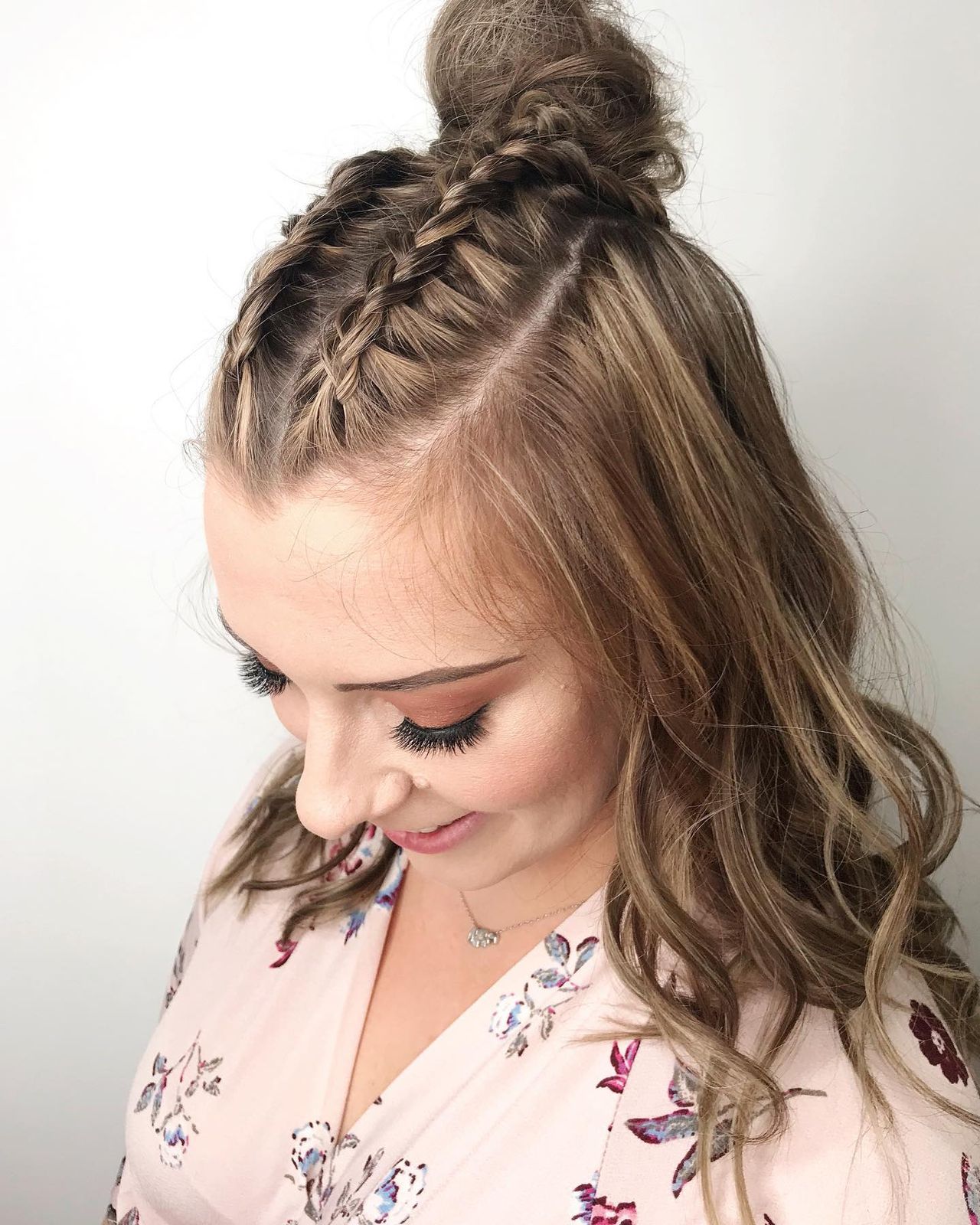 Visual Idea — Styled In A Half-Up — Baby Shower Hairstyles