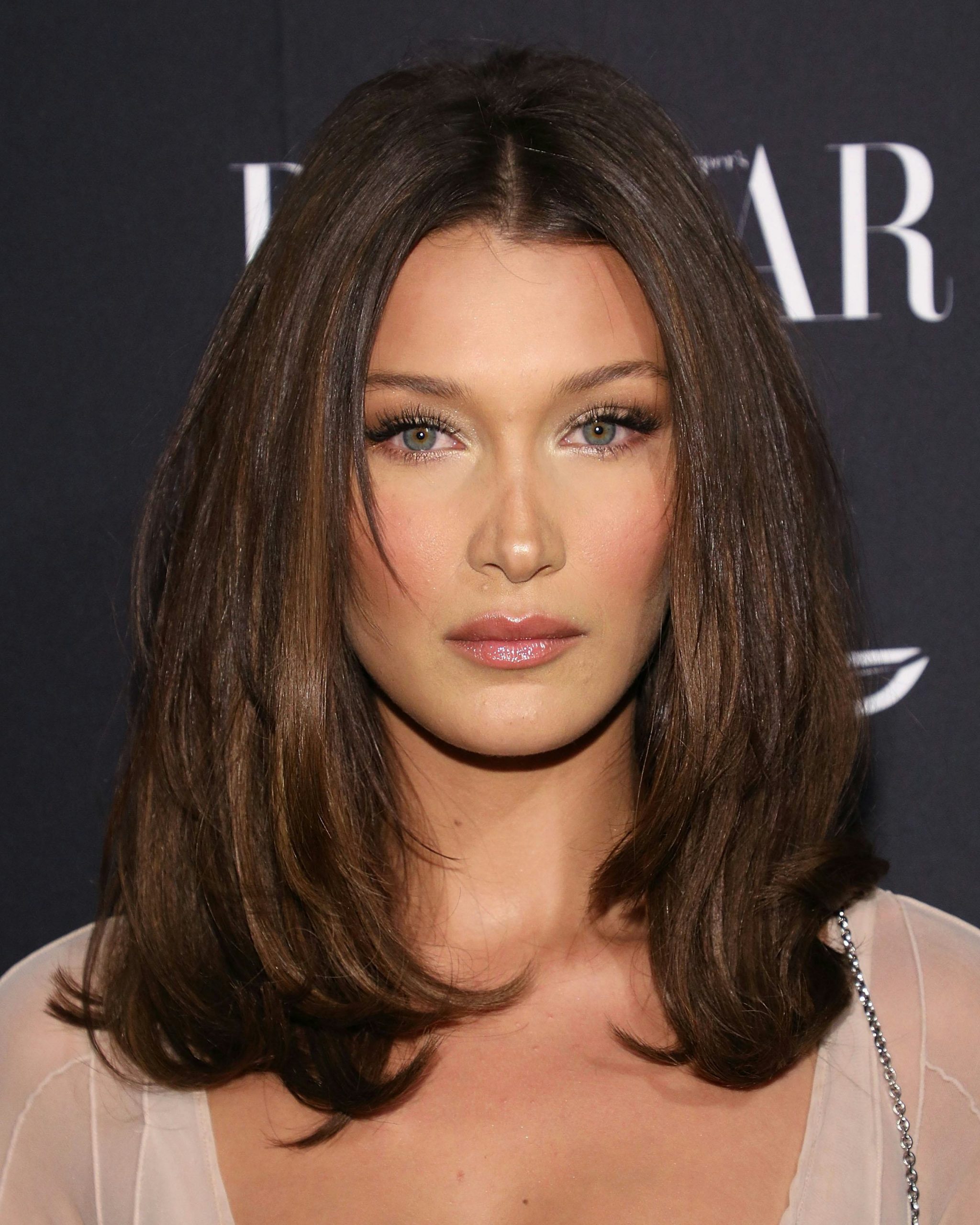 Layered Dark Brown With Flipped Ends Layered Dark Brown With Flipped Ends — 90s Blowout