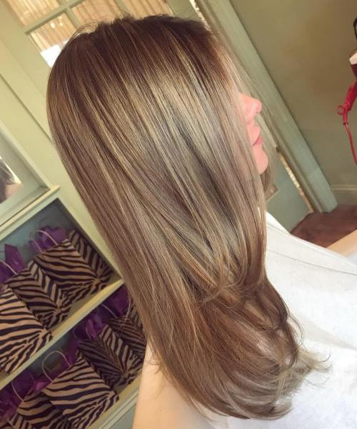 Light Brown With Natural Blonde Highlights Light Brown With Natural Blonde Highlights — Light Brown Hair