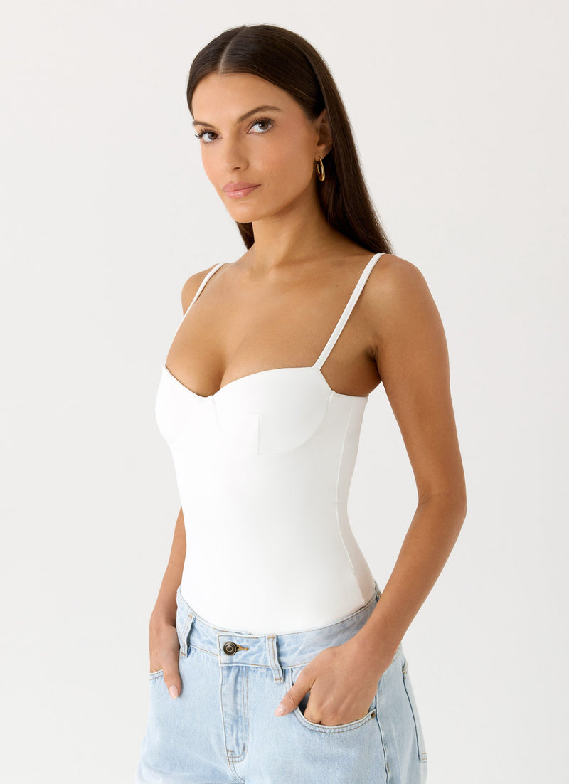 White Bodysuit Outfit Idea White Bodysuit Outfit Idea — Bodysuits