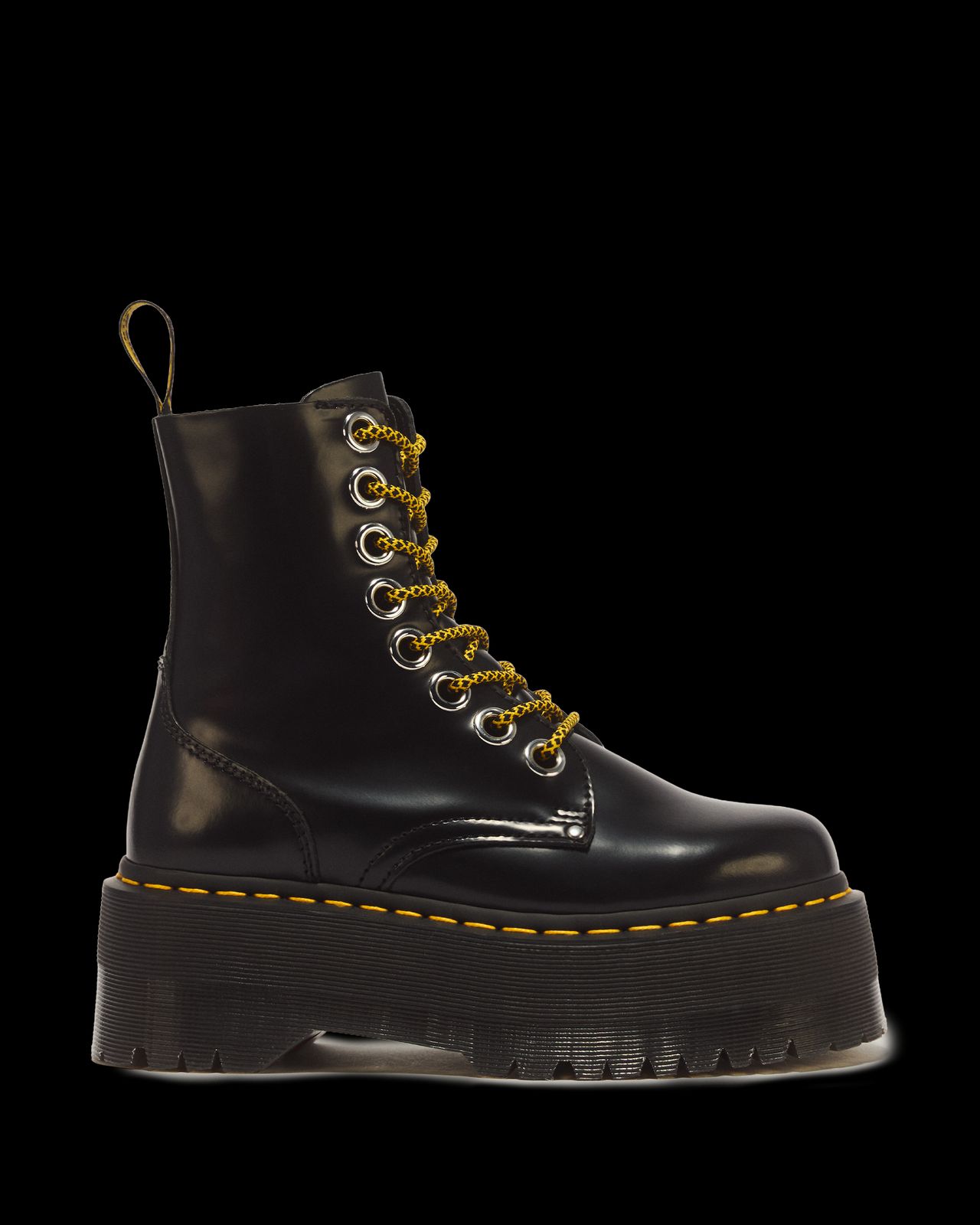 Signature Detail: Black Jadon Boots with Yellow Laces Signature Detail: Black Jadon Boots with Yellow Laces — Jadon Boots Outfits