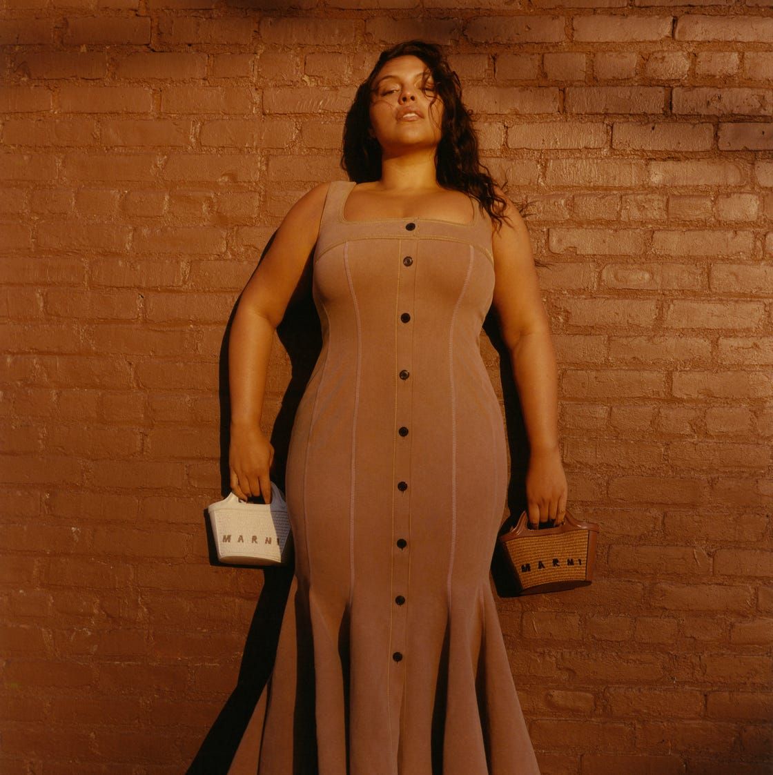 Button-Front Knit Dress with Flared Hem Button-Front Knit Dress with Flared Hem — Outfits for Big Thighs