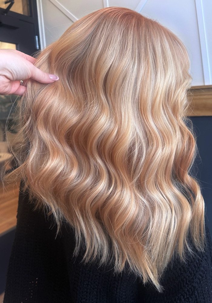 Strawberry Blonde With Golden Highlights — Blonde Highlights