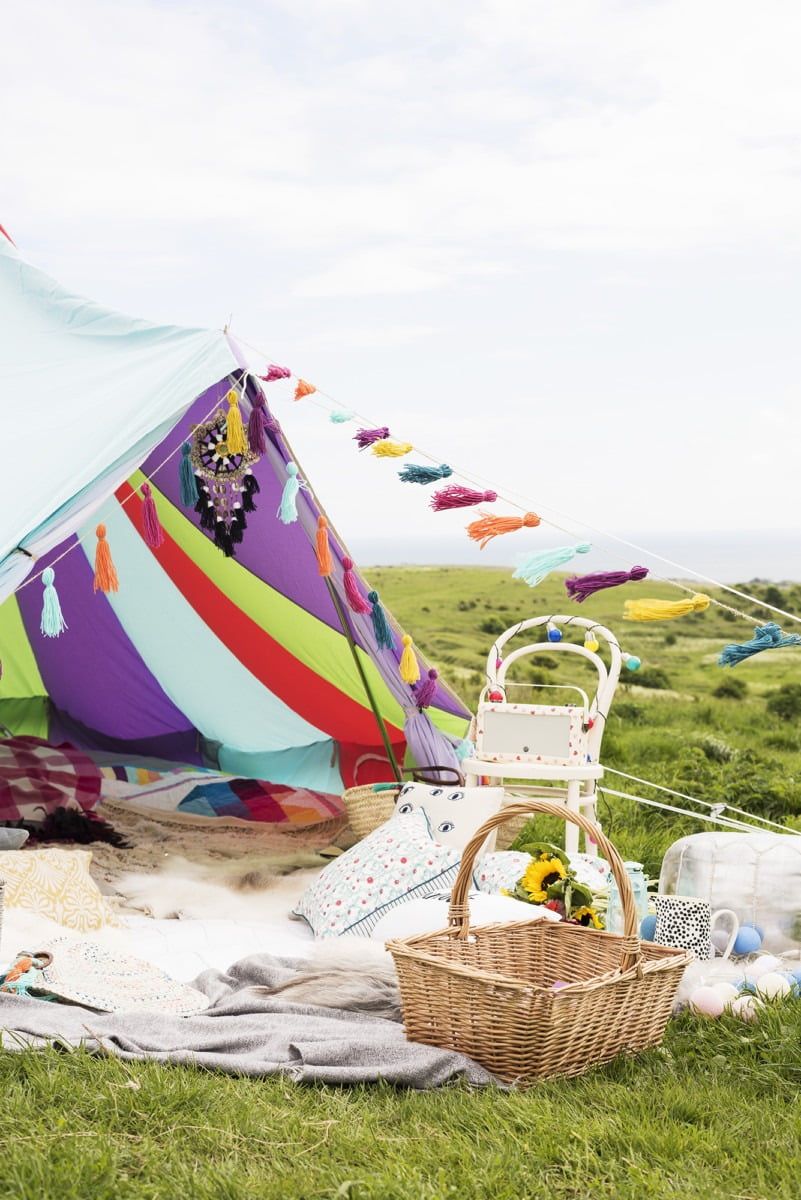 Vibrant Bell Tent Ambiance for Glamping — Glamping Outfits