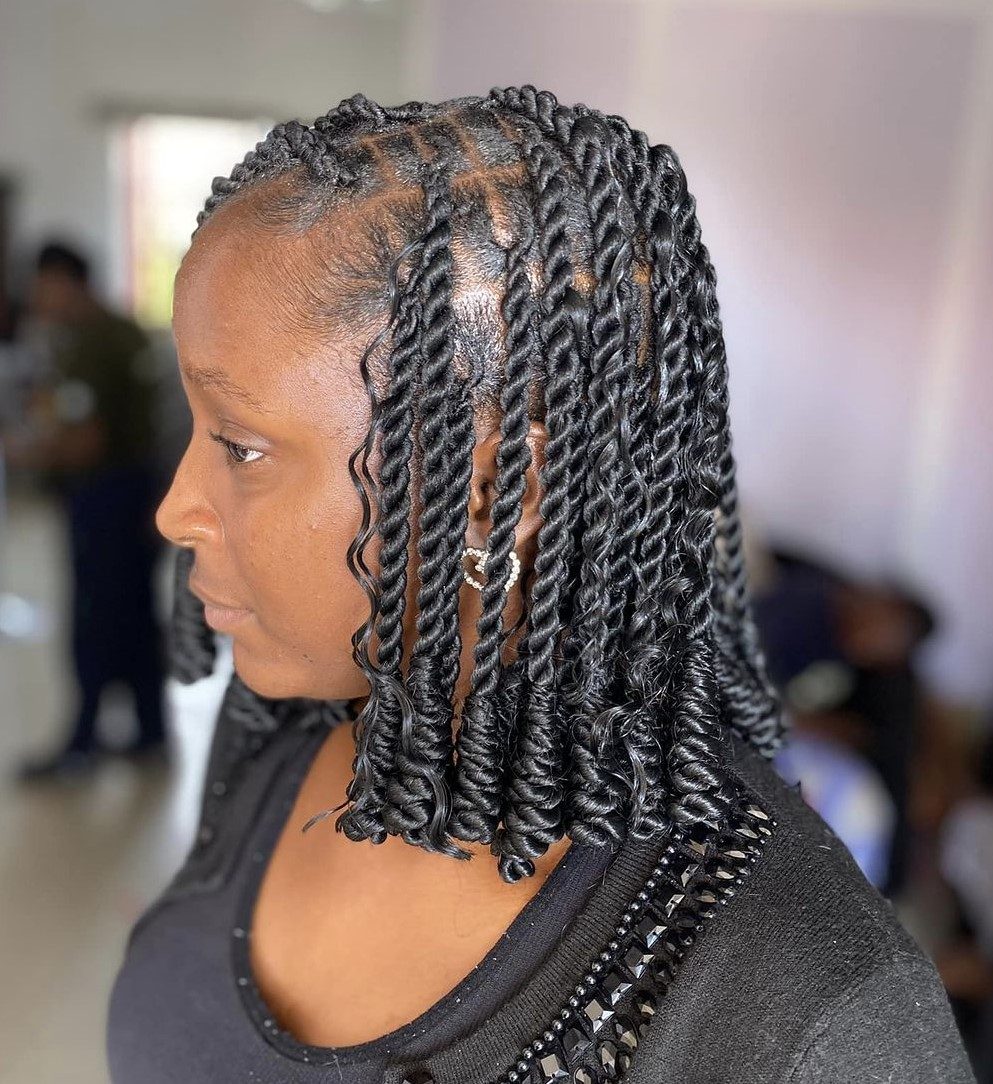 Shoulder Visual Idea — Natural Braided Hairstyles