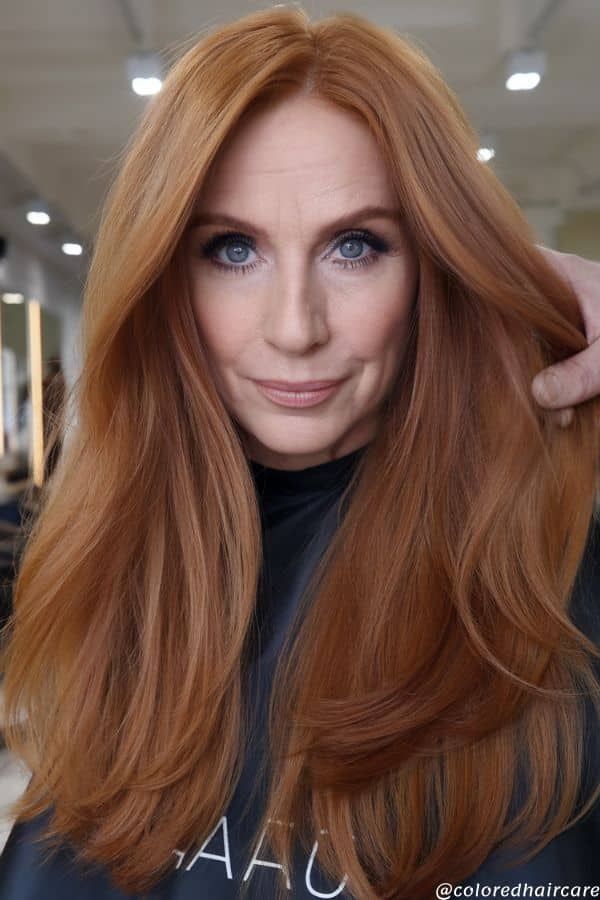 Vibrant Copper Red Vibrant Copper Red — Hair Color for Women Over 40