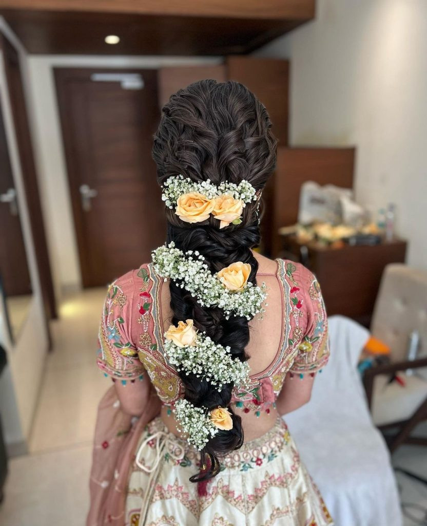 Long Layers Visual Idea — Braids for Wedding