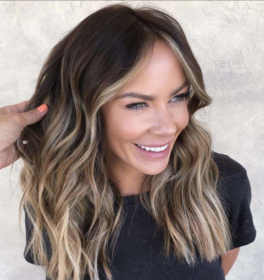 Lob With Bold Balayage — Easy Hairstyles for Medium Hair