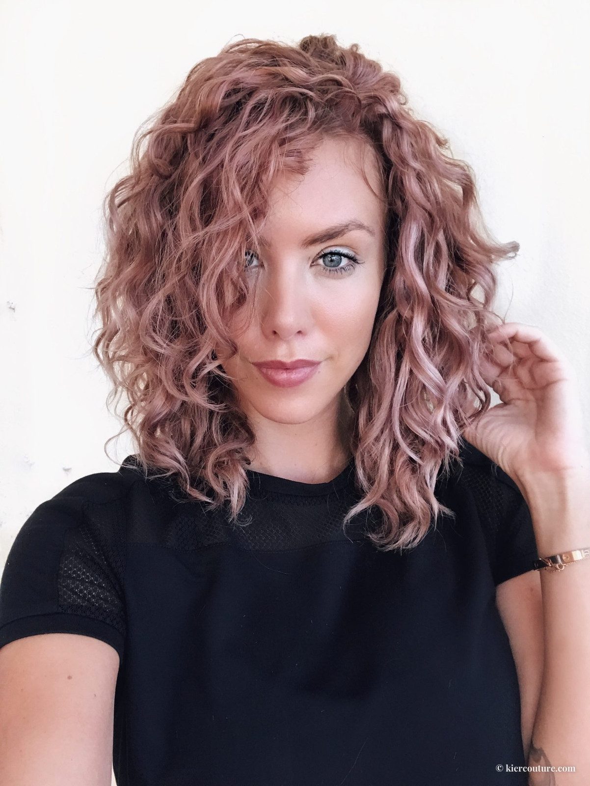 Defined Rose Gold Curls Defined Rose Gold Curls — Rose Gold Hair