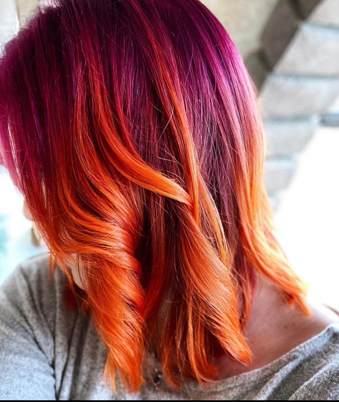 Shoulder Visual Idea Shoulder Visual Idea — Vivid Hair Colors