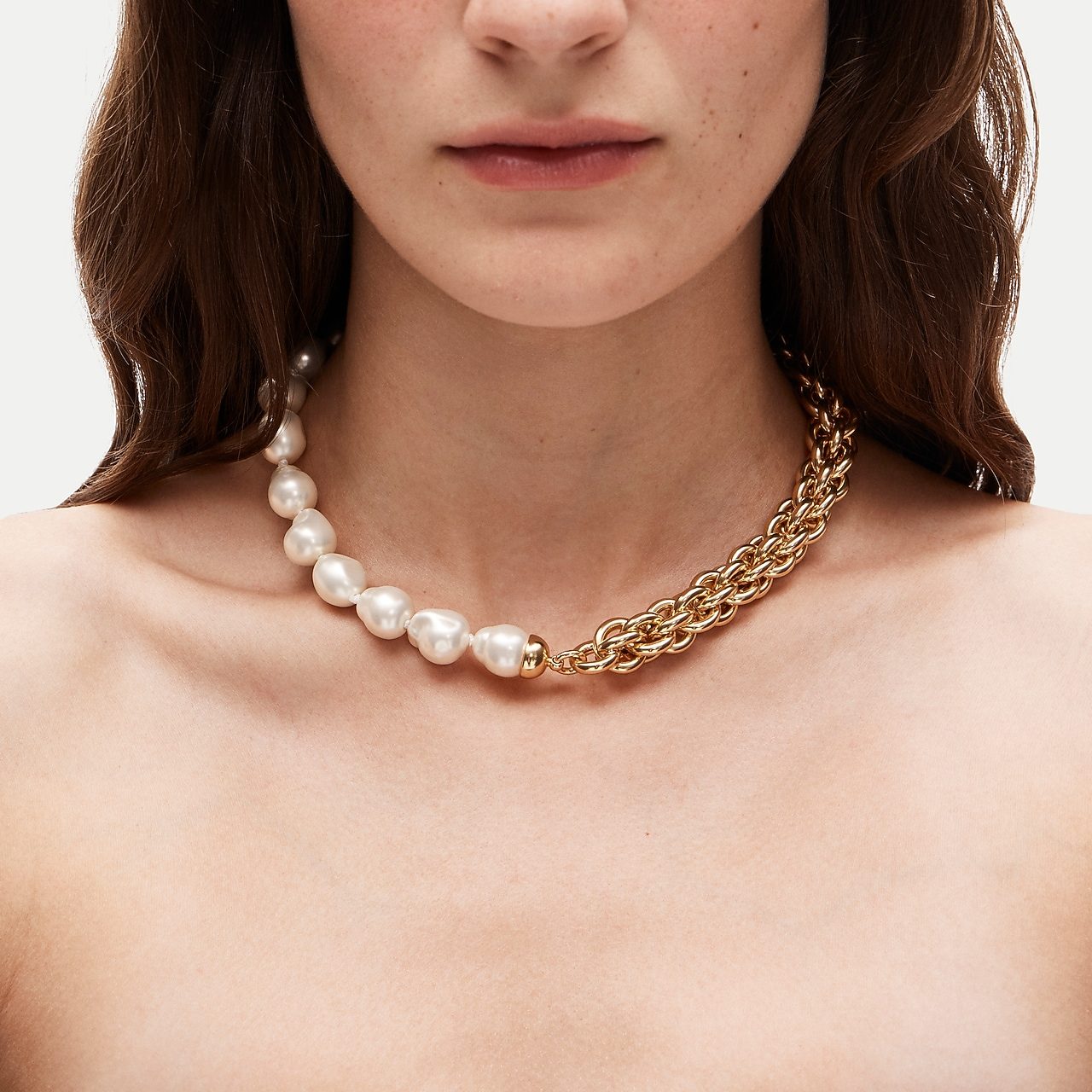 Fashion Statement Outfit Idea — Pearl Jewelry
