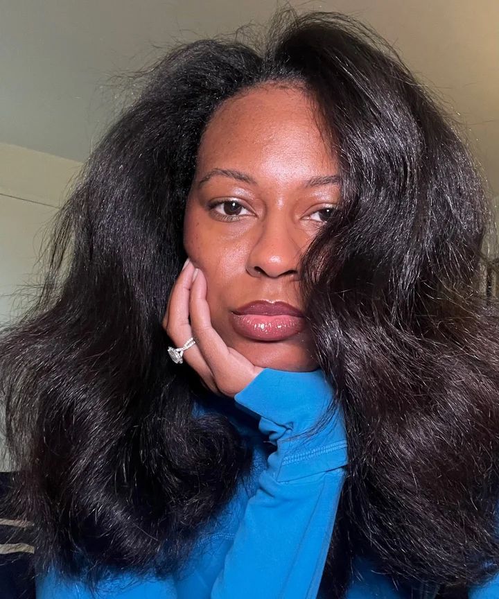Mid-Back Waves With Shine Mid-Back Waves With Shine — Silk Press Curls