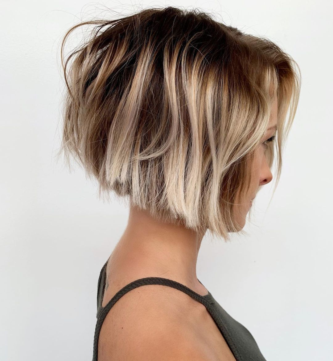 Layered Dark Brown Mullet — Haircuts for Straight Hair