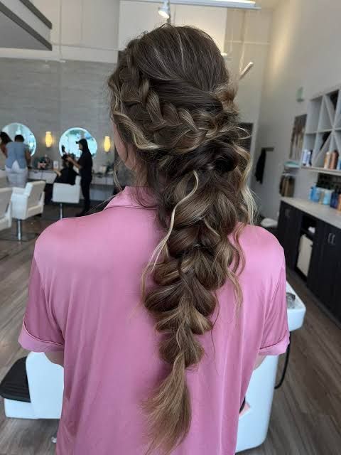 Layers Visual Idea — Boho Braided Wedding Hair