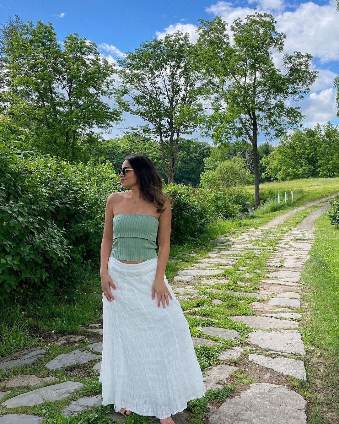 Textured White A-line Maxi Skirt for Summer Fun Textured White A-line Maxi Skirt for Summer Fun — Maxi Skirts