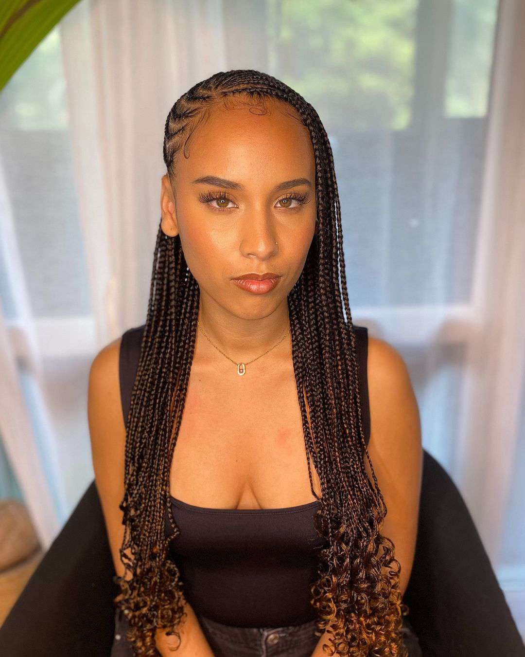 Micro Braids With Voluminous Curls — Braid Patterns