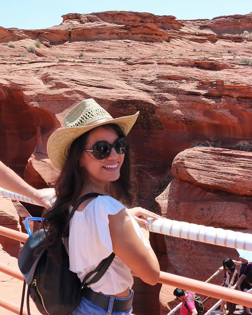 Cowboy Cool: Off-Shoulder Top and Denim Shorts — Grand Canyon Outfits