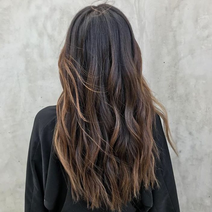 Subtle Lowlights For Natural Dark Brown Dimension Subtle Lowlights For Natural Dark Brown Dimension