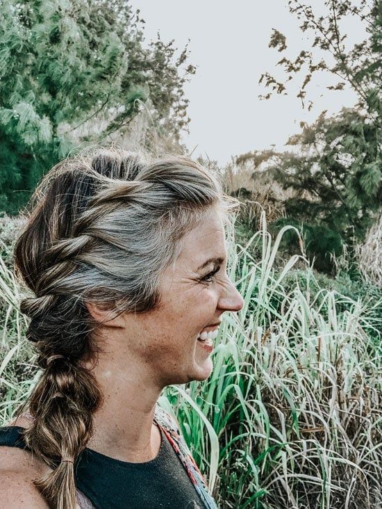 Intricate Gray Hair Braid Intricate Gray Hair Braid — Gray Natural Hair
