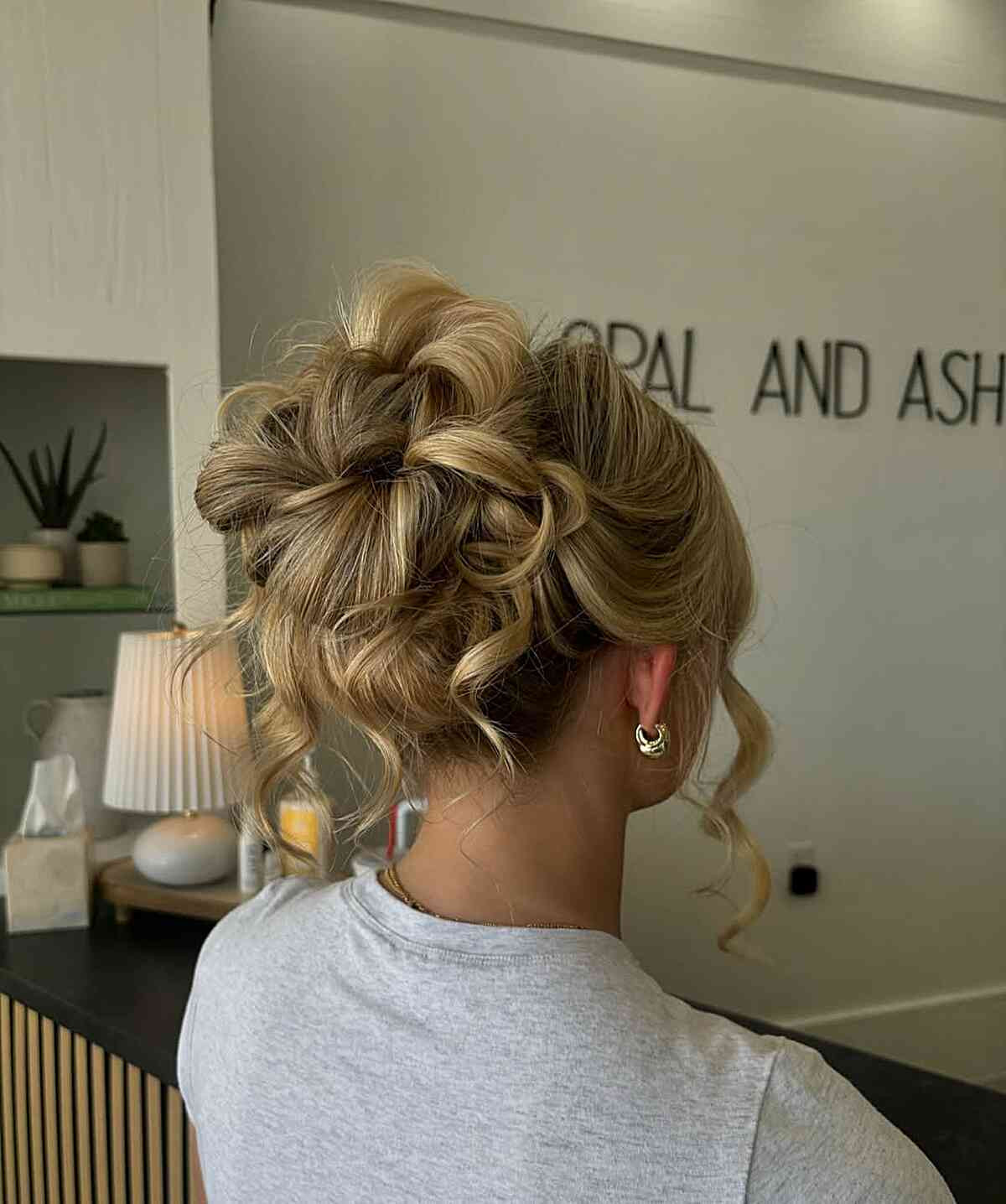 Voluminous Textured Updo with Braids — Prom Updos