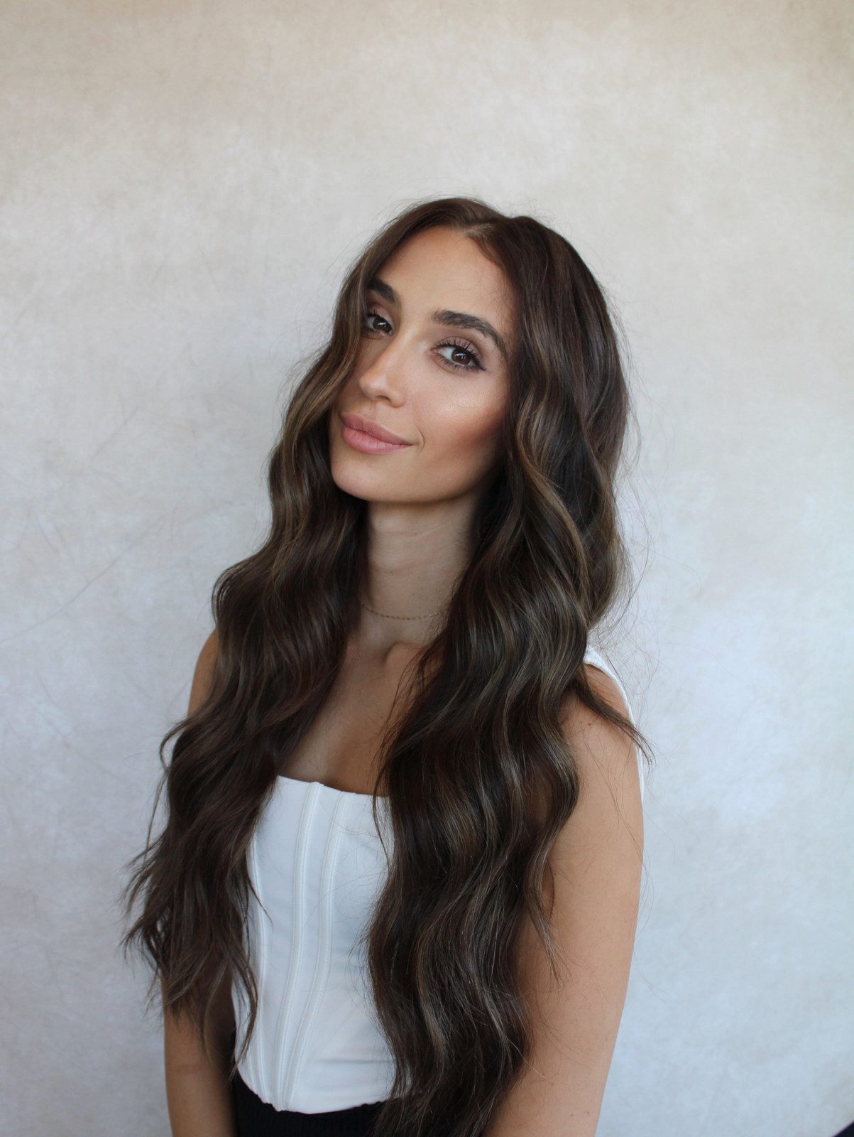 Soft Brunette Subtle Highlights — Dimensional Brunette
