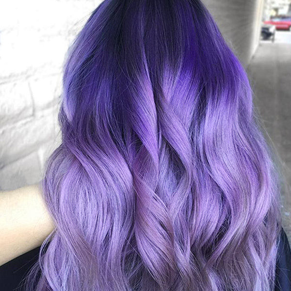 Dramatic Ombre: Dark to Pastel Purple Dramatic Ombre: Dark to Pastel Purple — Pastel Purple Hair