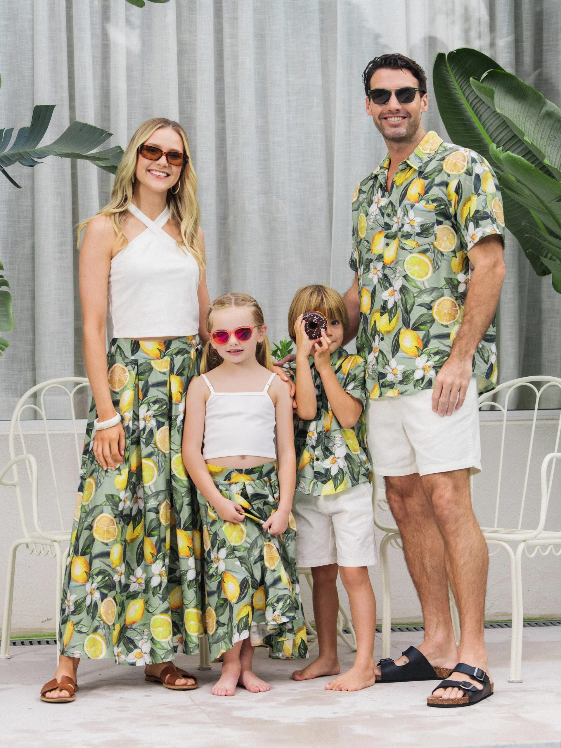 Lemon Zest: Coordinated Summer Family Outfits — Matching Family Outfits