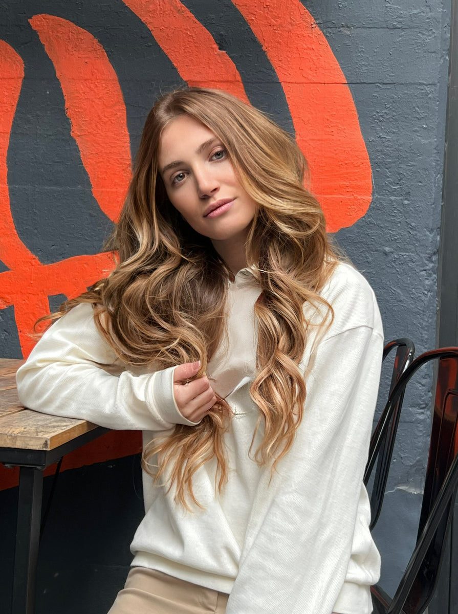 Side Visual Idea Side Visual Idea — Honey Balayage