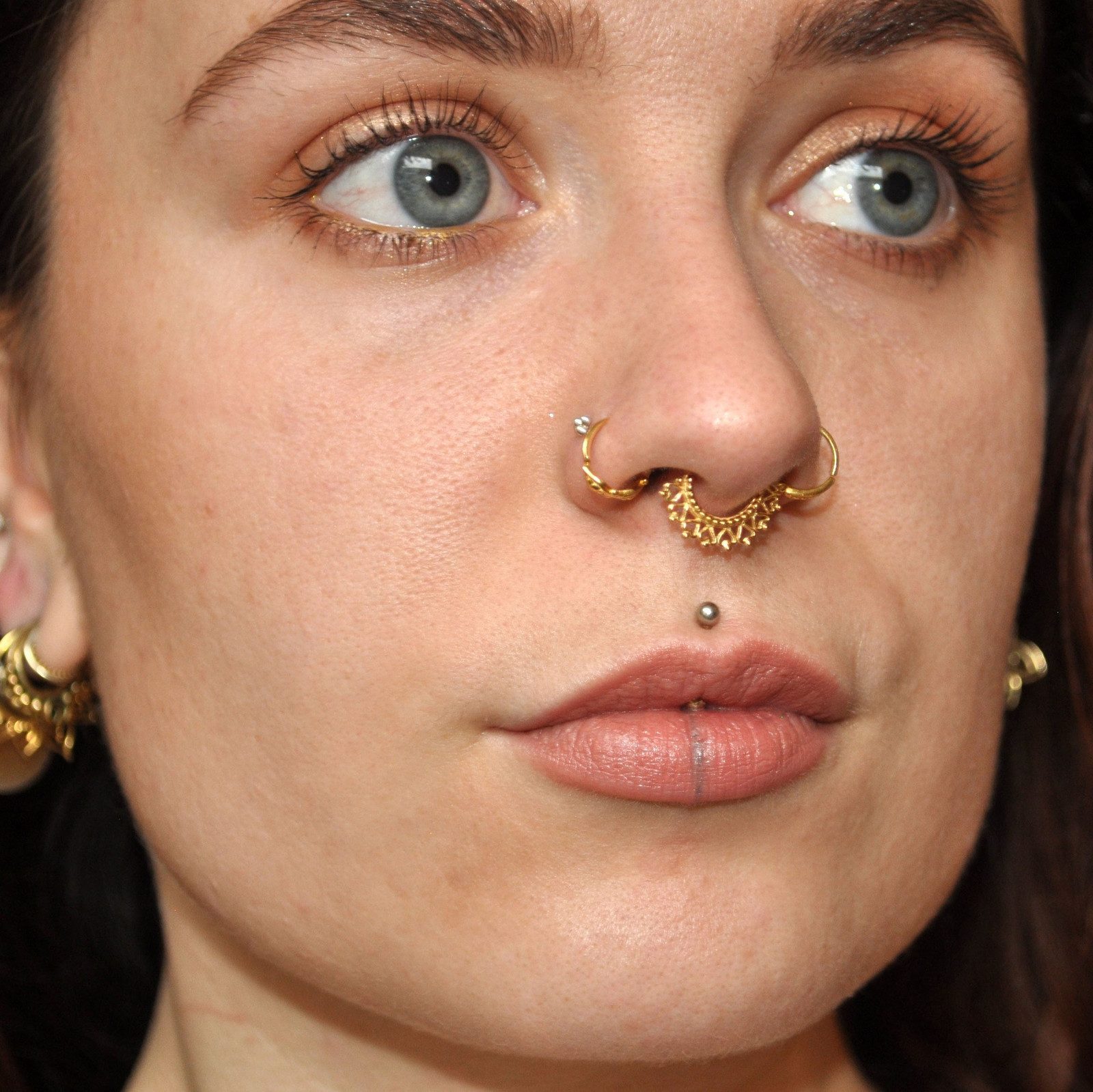 Delicate Gold Star Nose Ring for a Touch of Whimsy Delicate Gold Star Nose Ring for a Touch of Whimsy — Nose Piercing Ideas