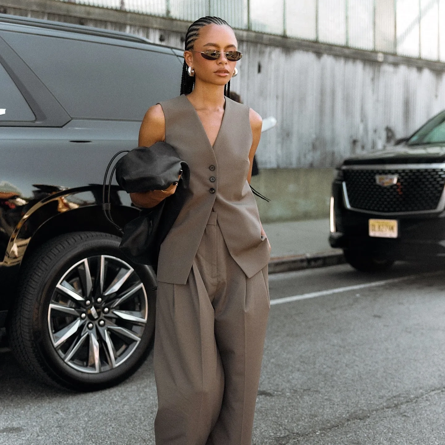 Layered Taupe Vest and Shirt for a Sophisticated Work Ensemble — Workwear Aesthetic Outfits