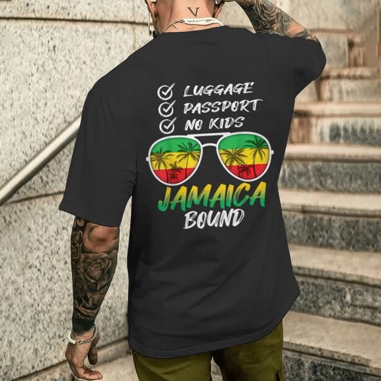 Oversized 'Jamaica Bound' T-Shirt for Travel — Jamaica Outfits