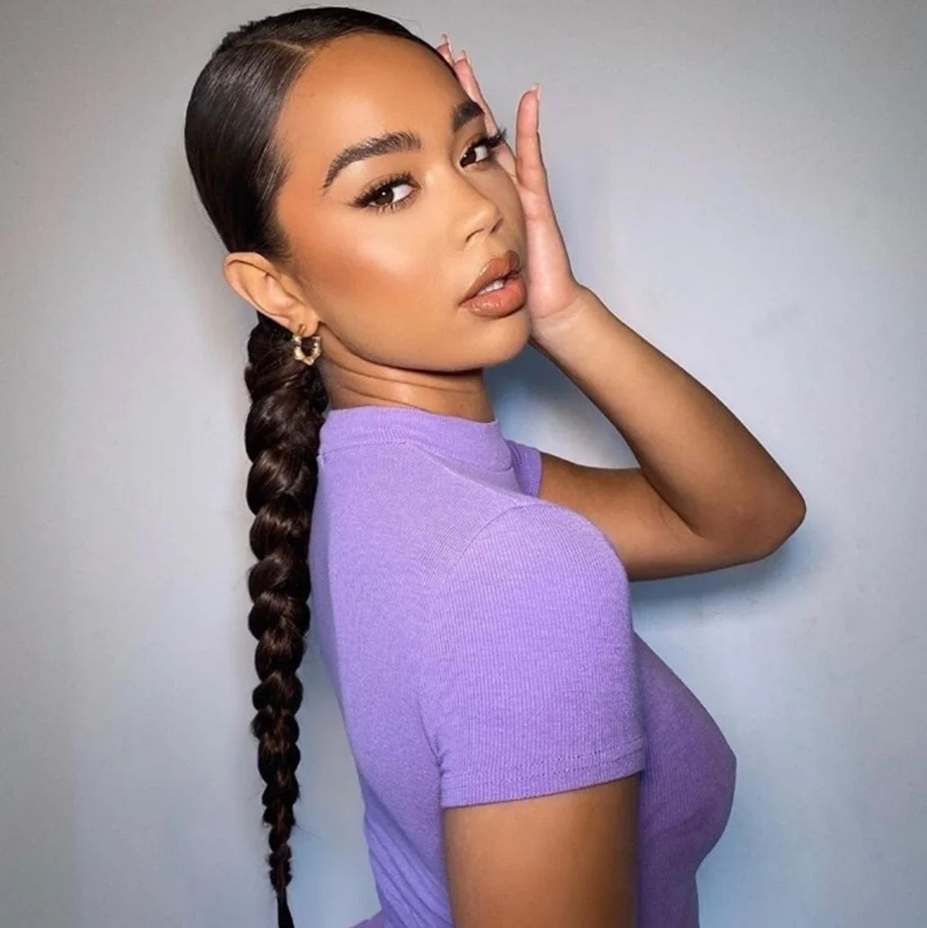 Sleek High Ponytail Braid — Hairstyles with Extensions