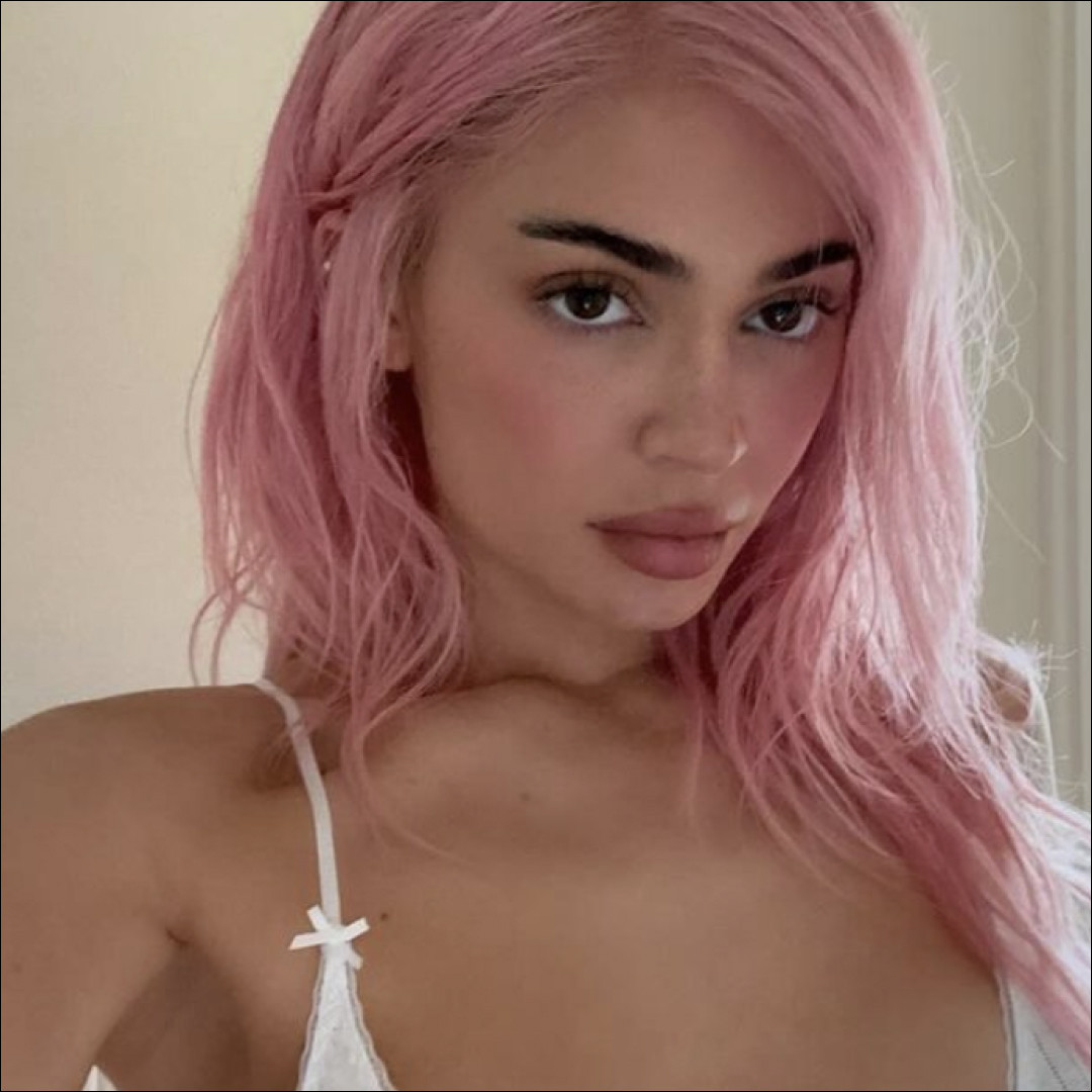 Light Pink Mid-Back Layers With Curtain Bangs — Pink Hair