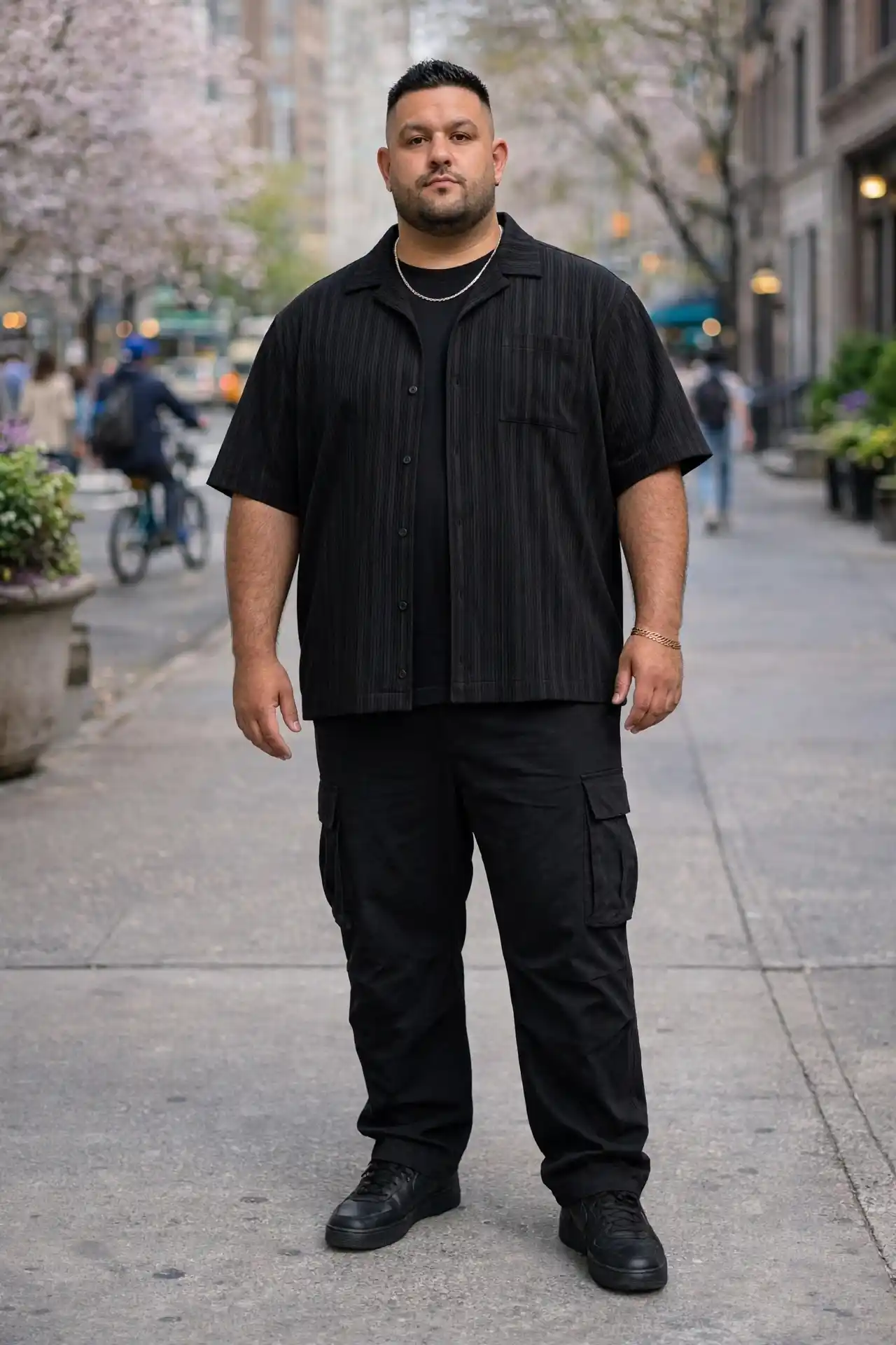 Monochromatic Black for a Relaxed Yet Stylish Date Monochromatic Black for a Relaxed Yet Stylish Date — Mens Date Night Outfits