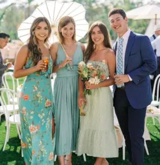Mix of Floral Maxi and Pleated Midi Dresses — Garden Party Outfits