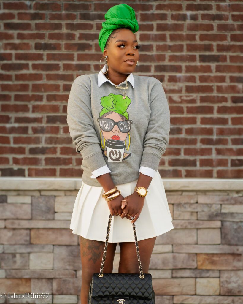 Unexpected Heels: Tennis Skirt with Platform Shoes — Tennis Skirts