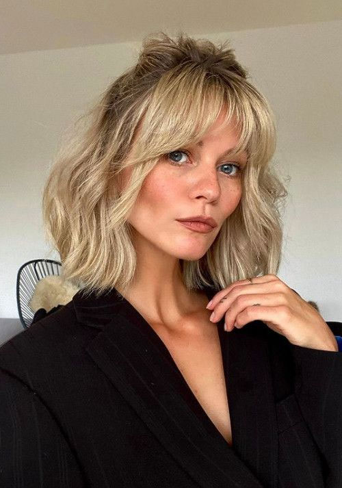 Easy Bob With Curtain Bangs Easy Bob With Curtain Bangs — Easy Hairstyles for Short Hair