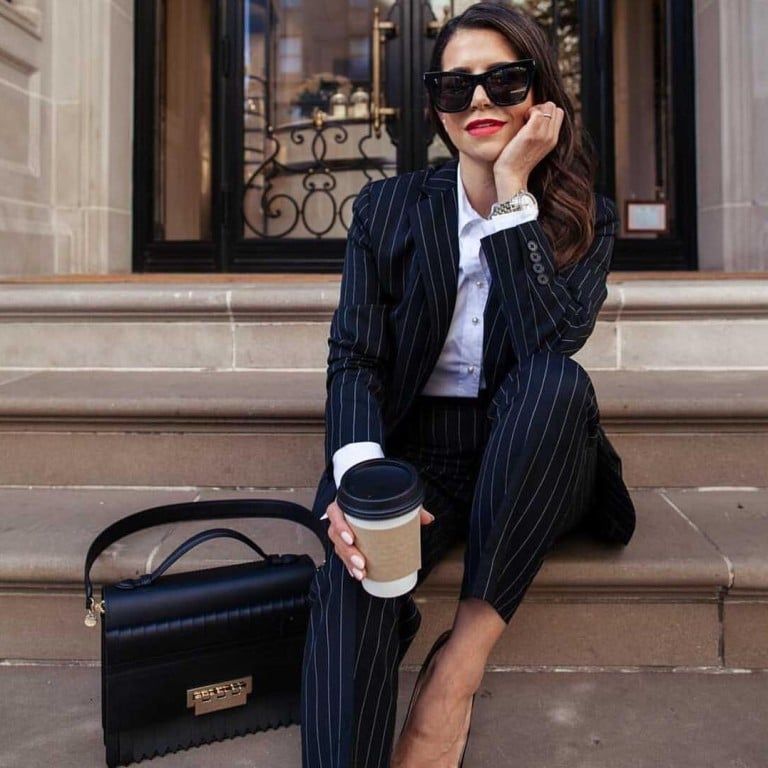 Classic Power Suit: Pinstripes for Ultimate Professionalism Classic Power Suit: Pinstripes for Ultimate Professionalism — Internship Outfits