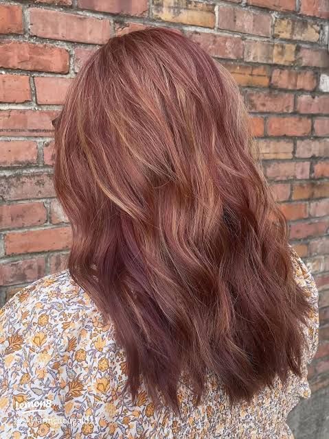 Side Swept Bangs Visual Idea Side Swept Bangs Visual Idea — Red Hair with Highlights