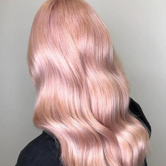 Uniform Pastel Pink Mid-Back Style — Pastel Hair