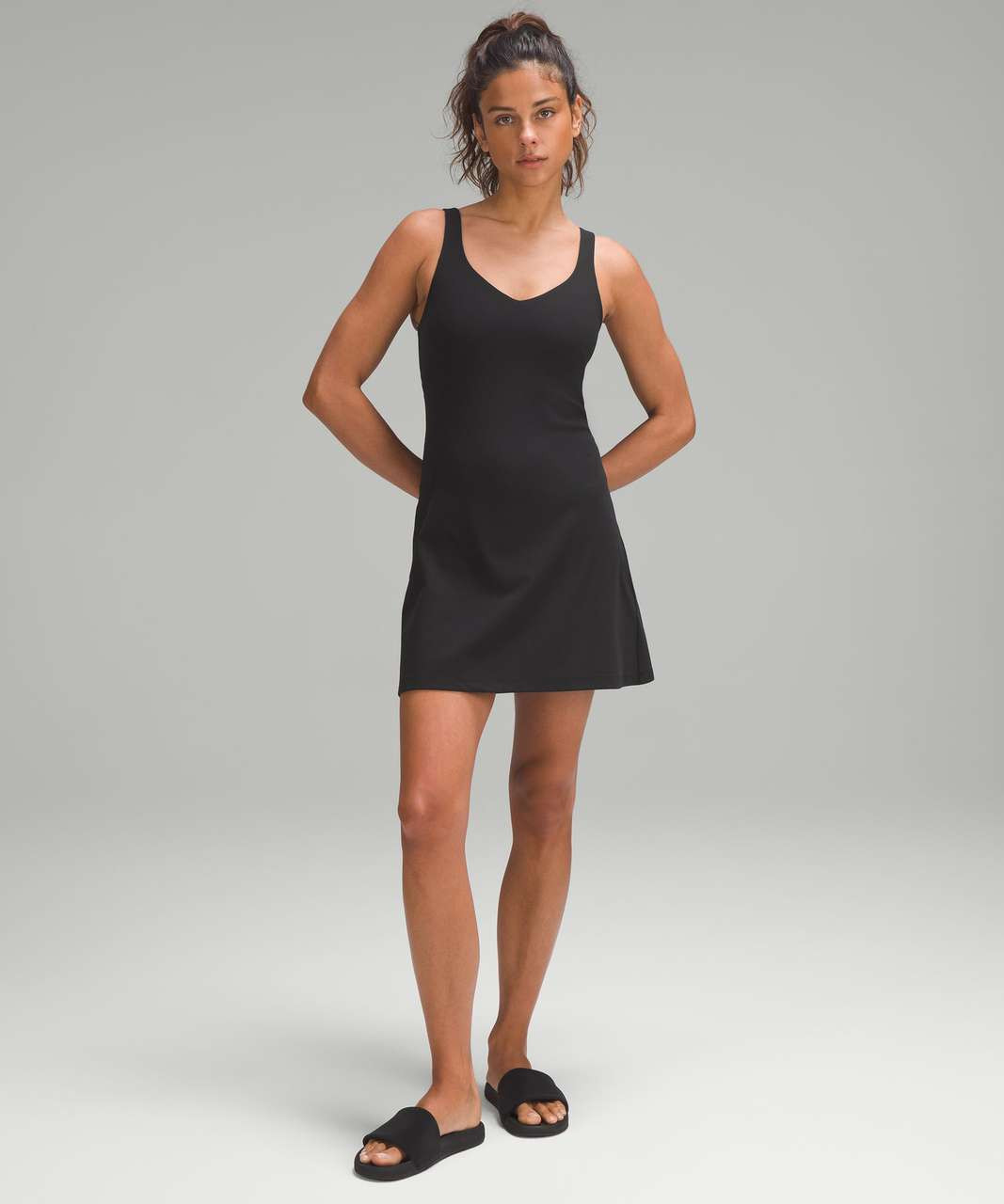 Sleek Black Lululemon Align Mini Dress Sleek Black Lululemon Align Mini Dress — Lululemon Align Outfits