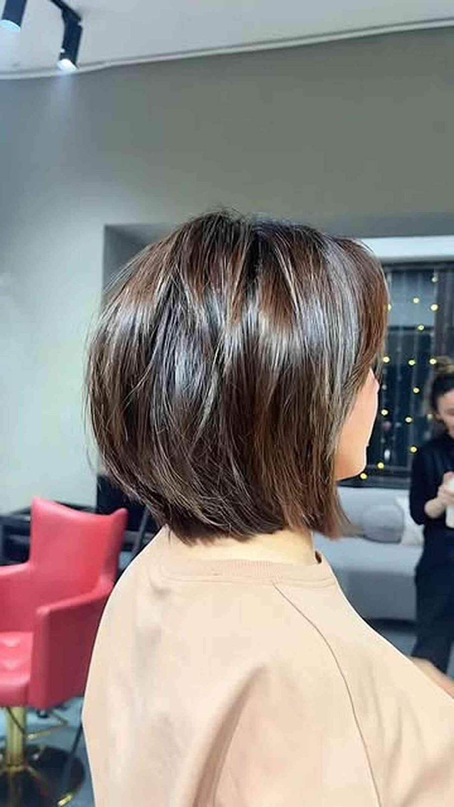 Stacked Chin Bob With Volume — Hairstyles for Growing Out a Bob