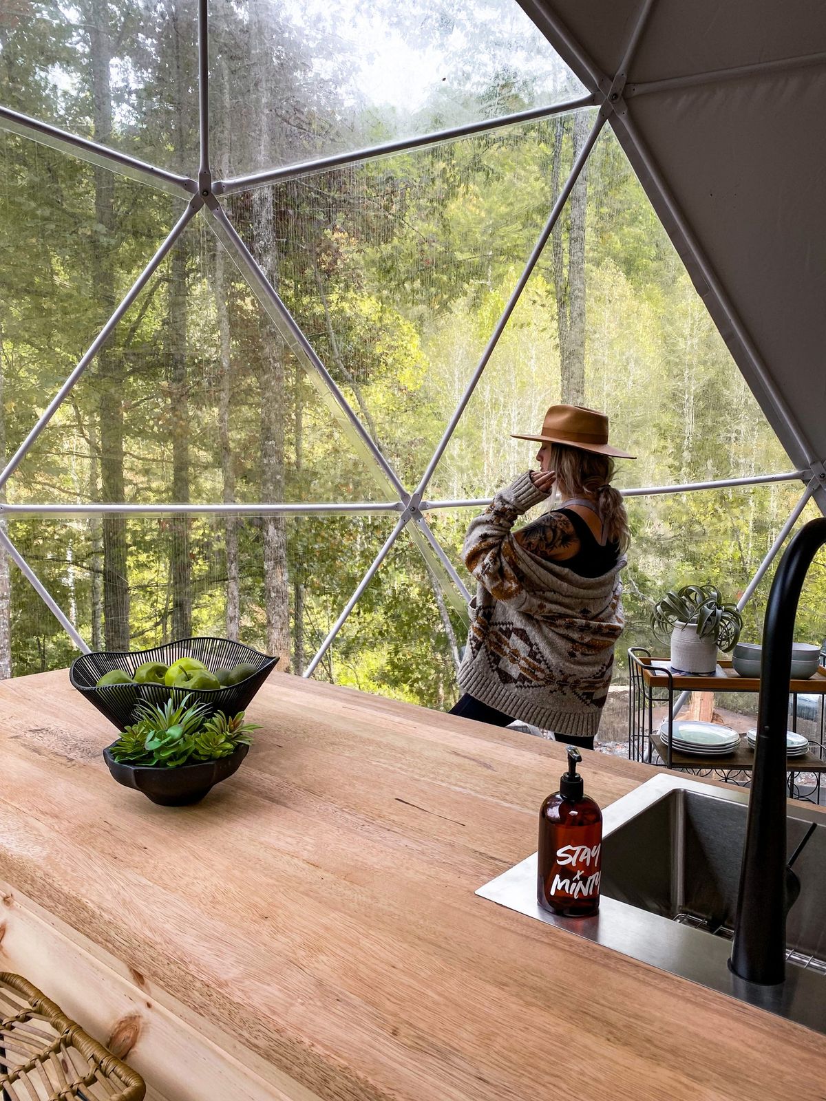 Patterned Cardigan for Cozy Glamping Dome Comfort — Glamping Outfits
