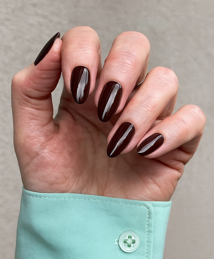 Glossy Visual Idea — Nails for Mature Hands