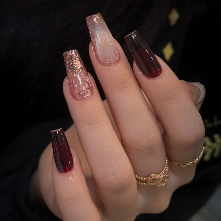Extra-Long Coffin Patriotic Rhinestone Nails Extra-Long Coffin Patriotic Rhinestone Nails — Gymnastics Nails