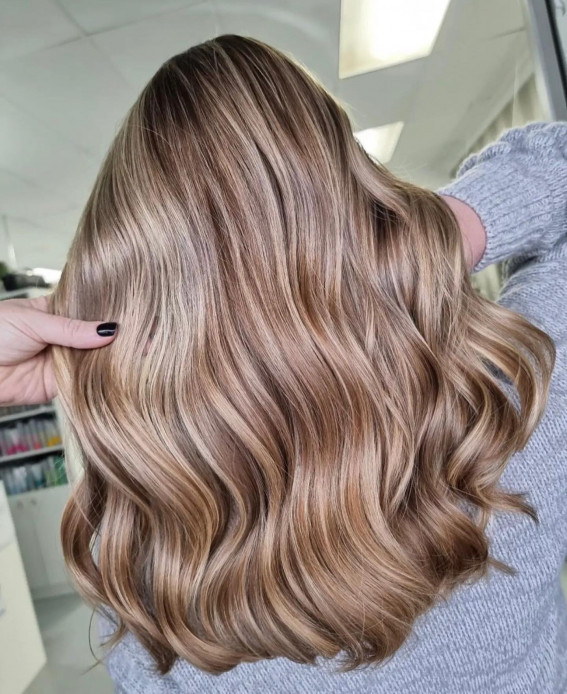 No Bangs Visual Idea — Milk Tea Hair