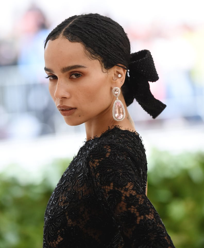 Sleek Dark Brown Ponytail With Black Bow Sleek Dark Brown Ponytail With Black Bow — Hair Bow Ponytail