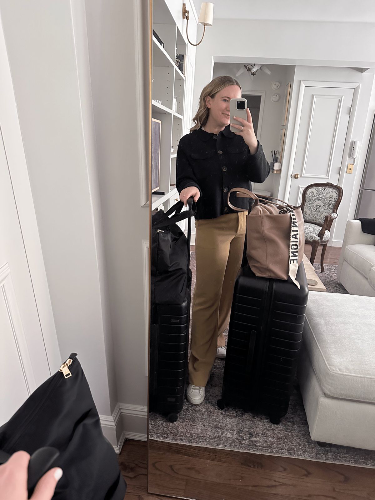 Cropped Jacket with Wide-Leg Trousers — Long Flight Outfits